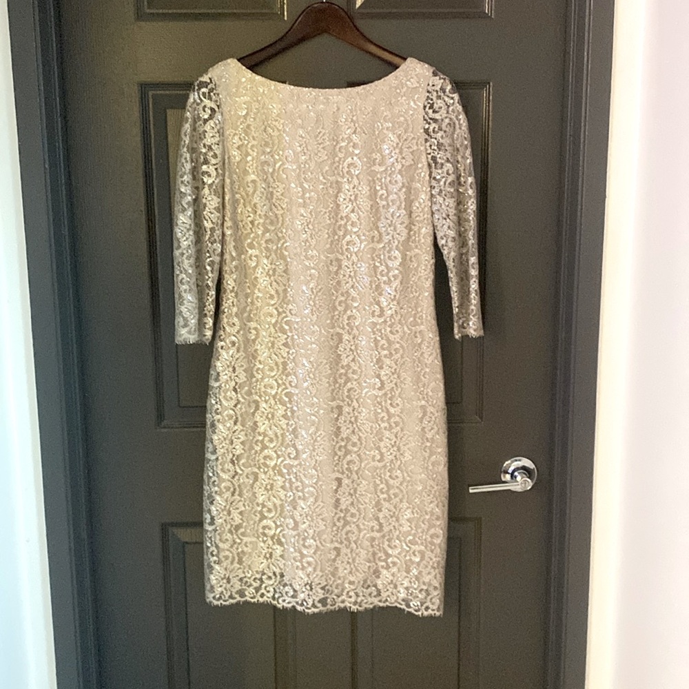 Calvin Klein Silver Champagne Dress